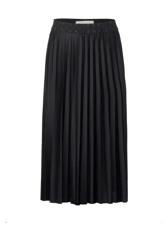 361396- Black Pleated Skirt - Street One