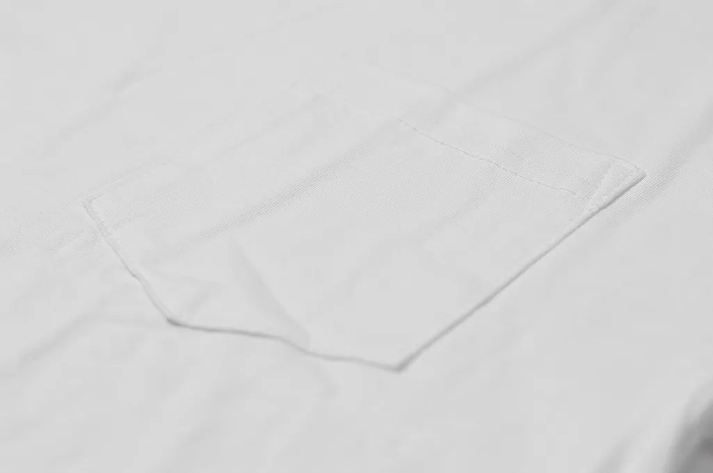 3sixteen T-Shirts w/ Pima Cotton 2-Pack - White w/ Pocket Pima