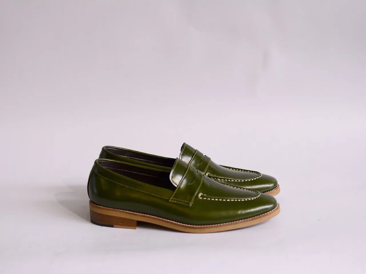 509 Penny Loafer Green