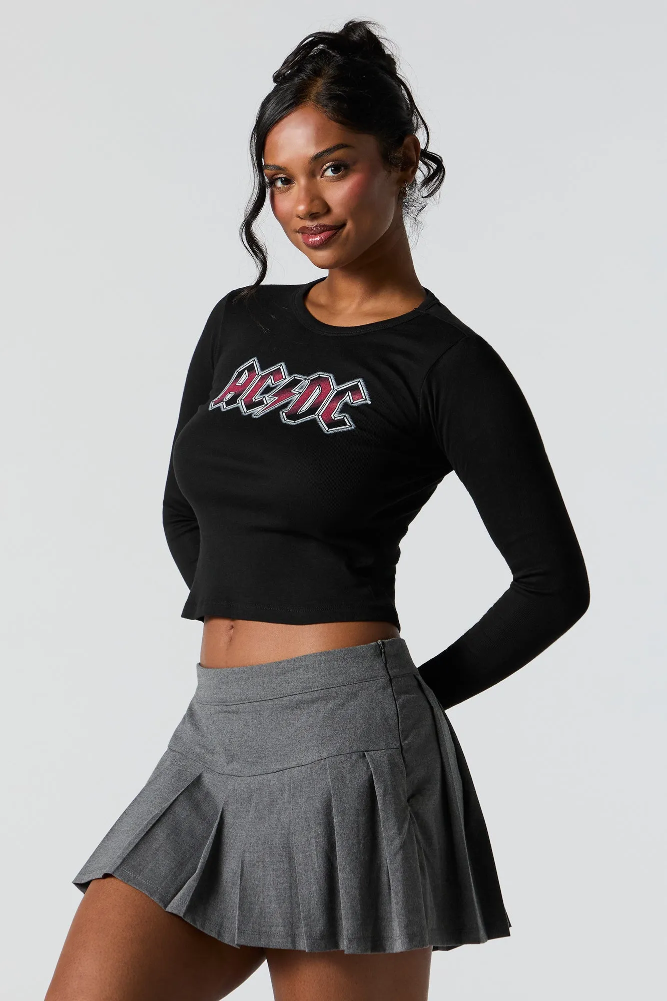 ACDC Graphic Long Sleeve Top