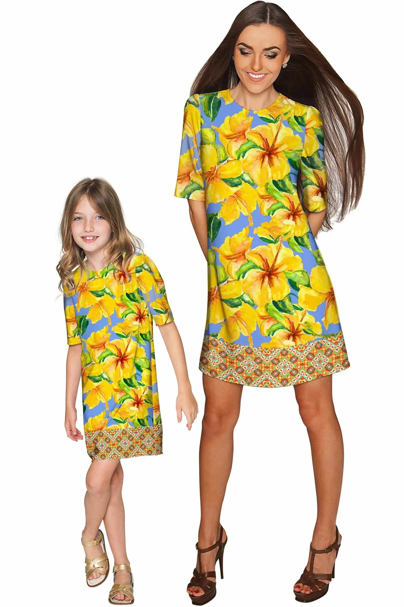 After the Rain Grace Shift Floral Mother and Daughter Dresses