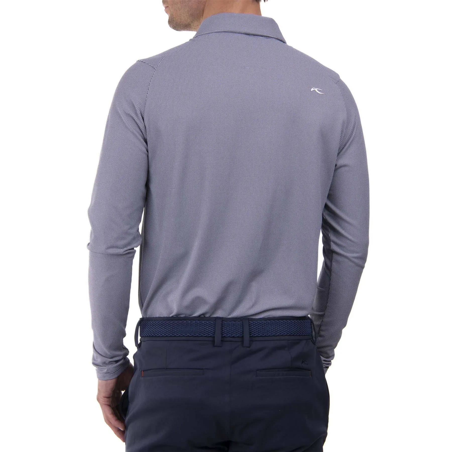 Ashton Comfort Fit Luxe Tech LS Polo Atlanta Blue - 2024