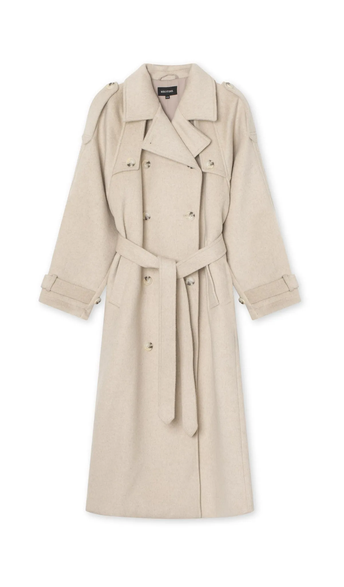 BEA WOOL COAT - BEIGE