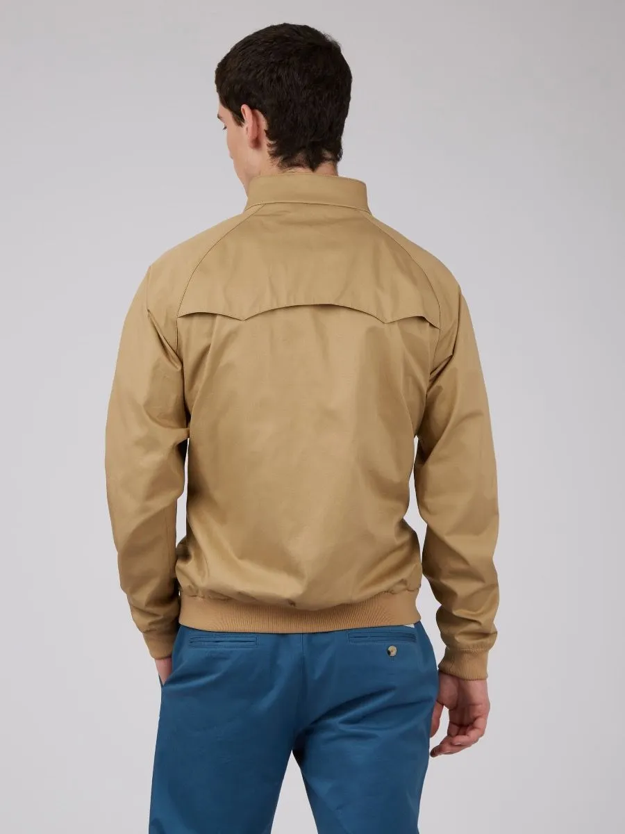 Ben Sherman Signature Casual Harrington Jacket Sand