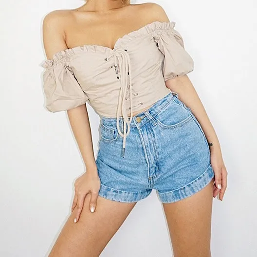 BERENICEA OFF SHOULDER TOP