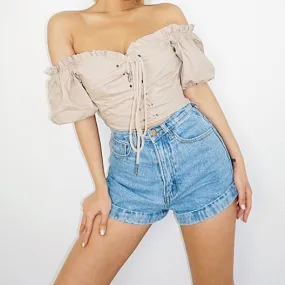 BERENICEA OFF SHOULDER TOP