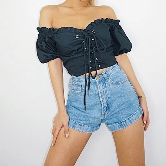 BERENICEA OFF SHOULDER TOP