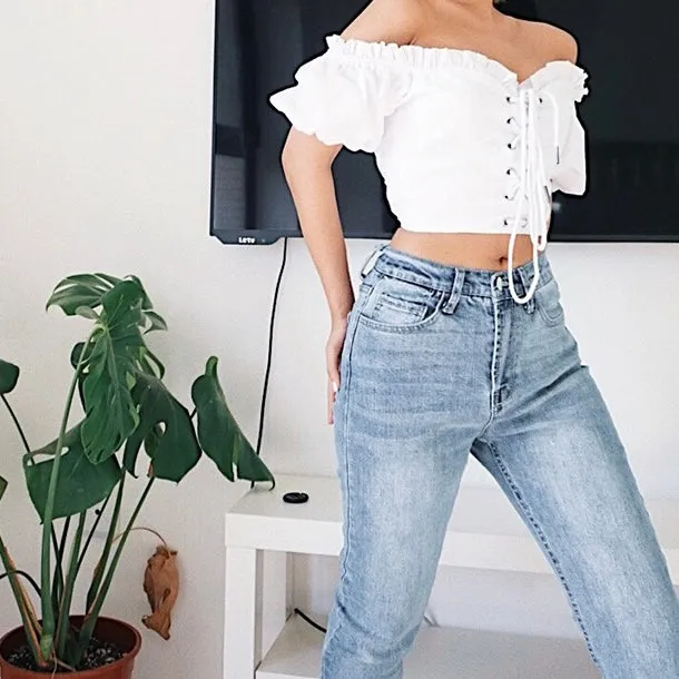 BERENICEA OFF SHOULDER TOP