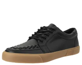 Black Leather No-Ring VLK Sneaker