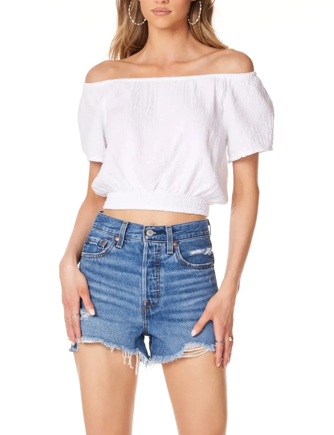 BOBI Off-Shoulder Top