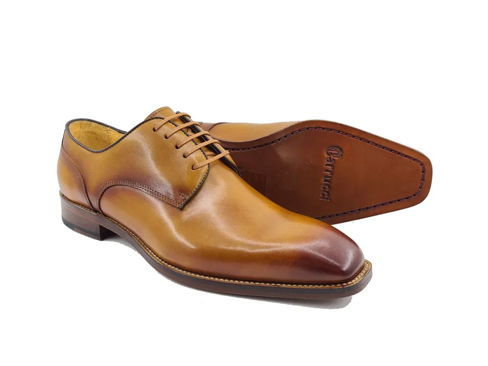 Burnished Calfskin Blucher Leather Sole