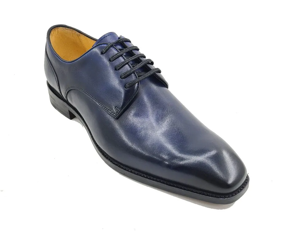 Burnished Calfskin Blucher Leather Sole