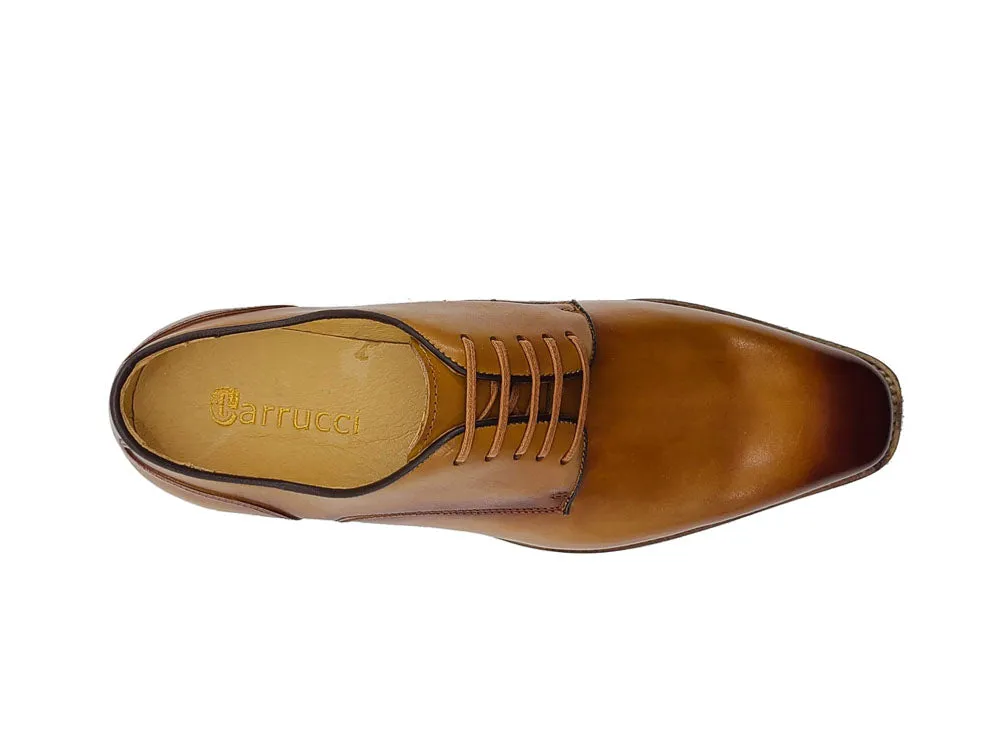 Burnished Calfskin Blucher Leather Sole