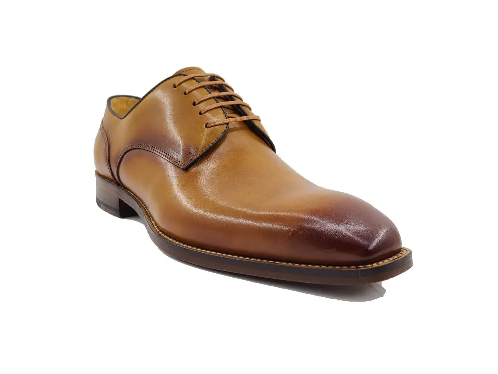 Burnished Calfskin Blucher Leather Sole