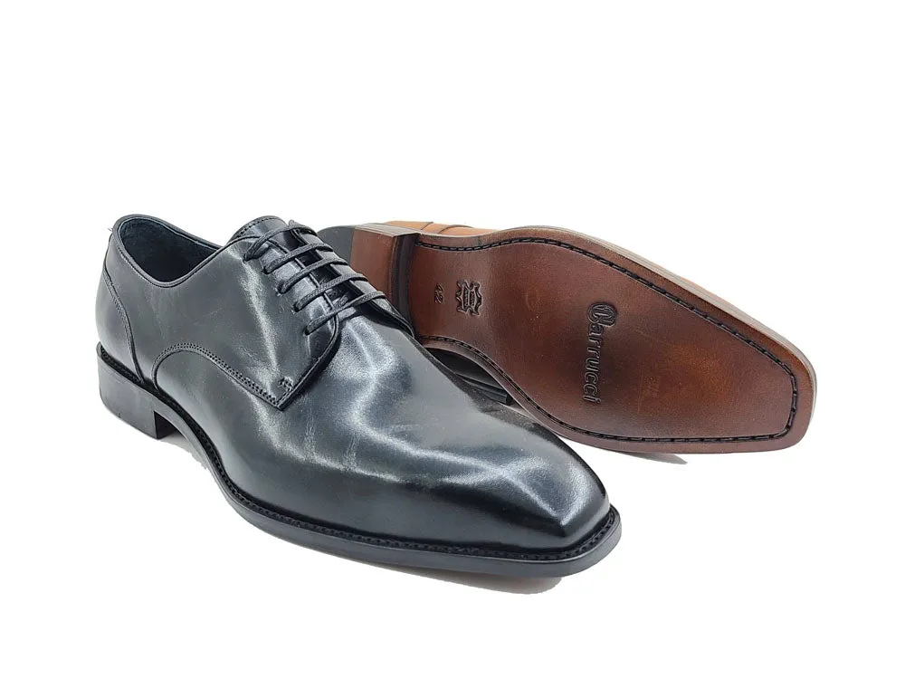 Burnished Calfskin Blucher Leather Sole