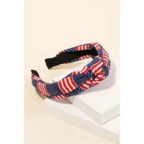 Checkered Stars + Stripes Headband