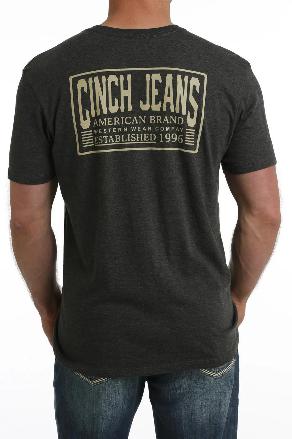 Cinch Cinch Charcoal Print Tee