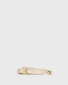 Cleo 10mm Adjustable Bag Strap (Cream)