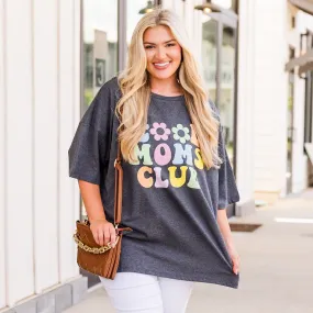 Cool Mom Era Boyfriend Tee, Charcoal