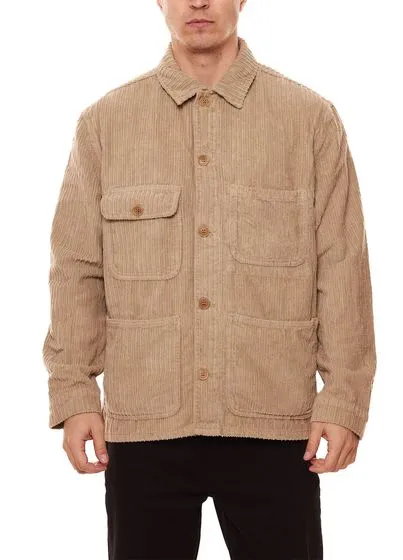 Corduroy jacket in a trendy work jacket look