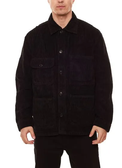 Corduroy jacket in a trendy work jacket look