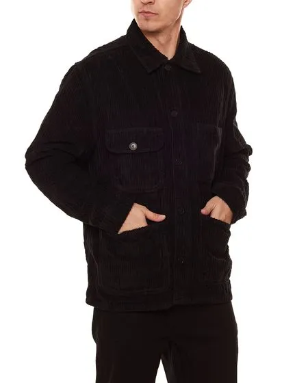 Corduroy jacket in a trendy work jacket look