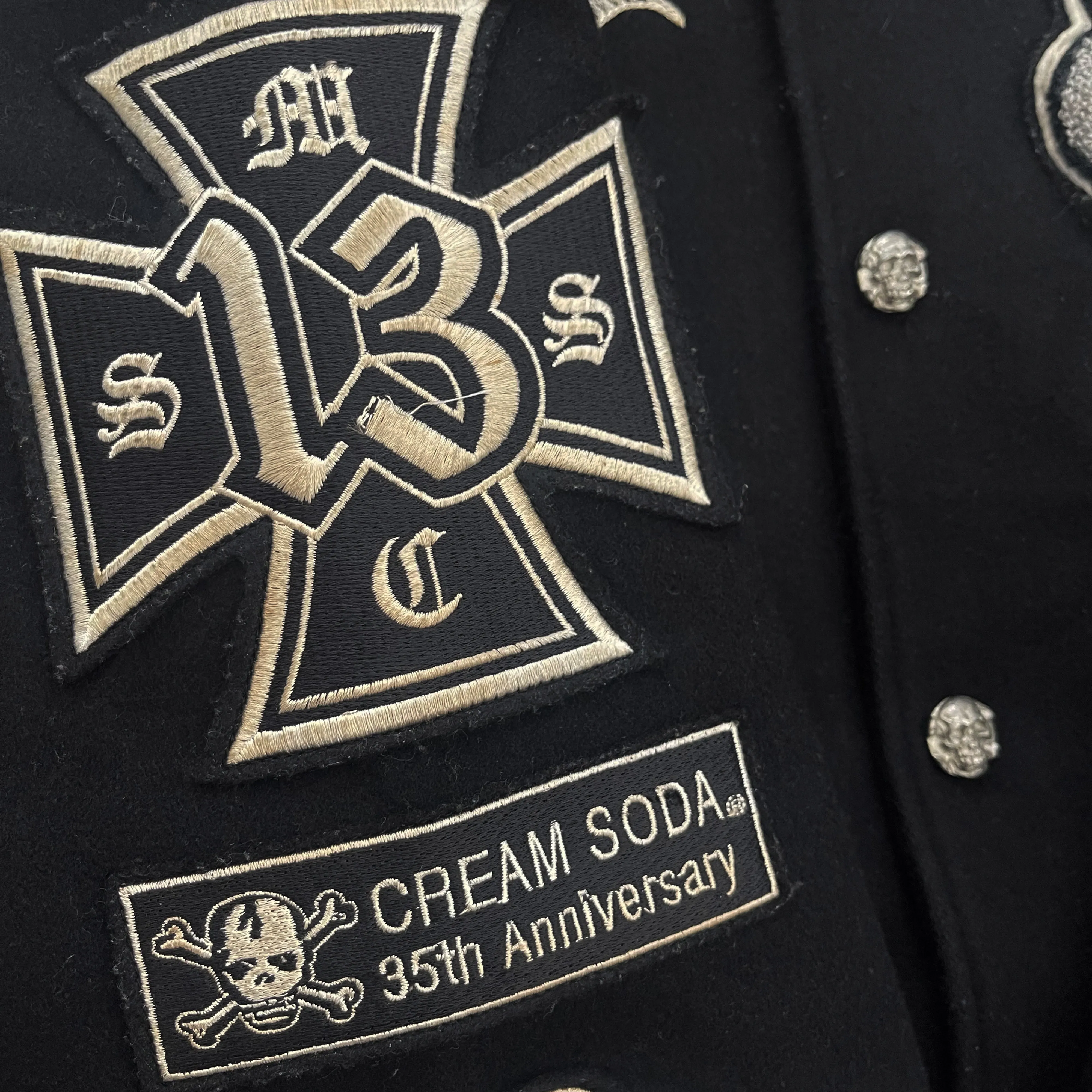 Cream Soda Varsity Jacket - M