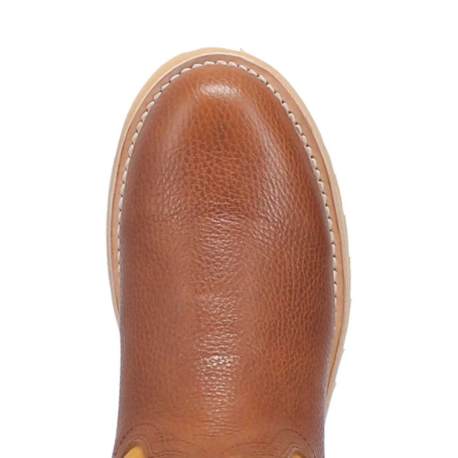 Dingo Mens Dust Bowl Tan Leather Cowboy Boots