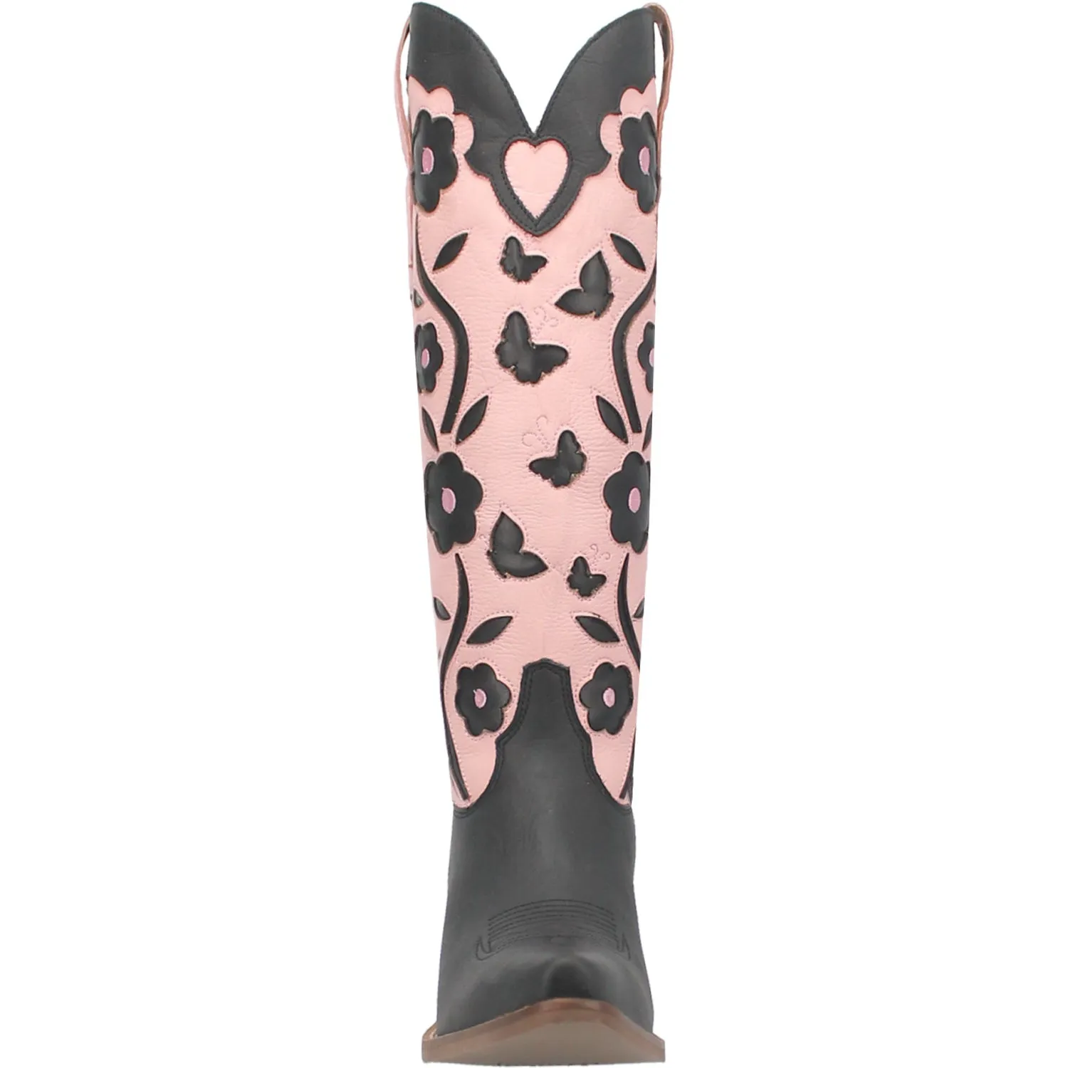 Dingo Womens Goodness Gracious Black Leather Cowboy Boots