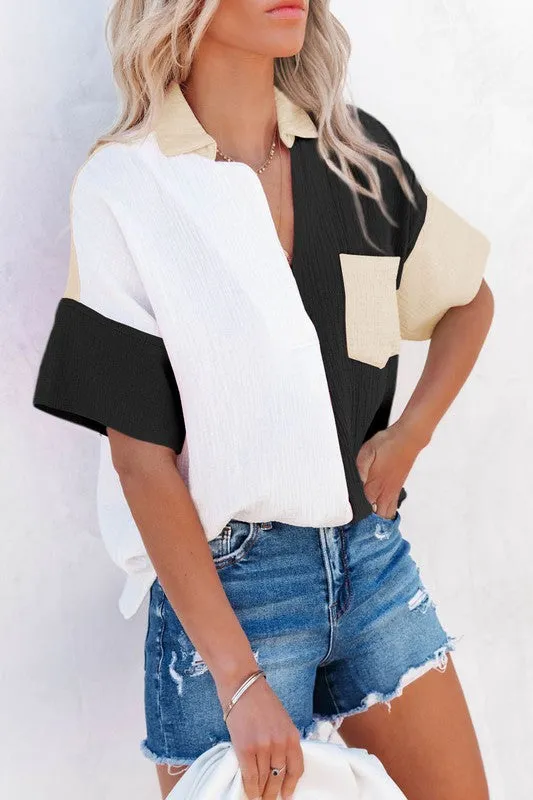 Dolly Colorblock Top