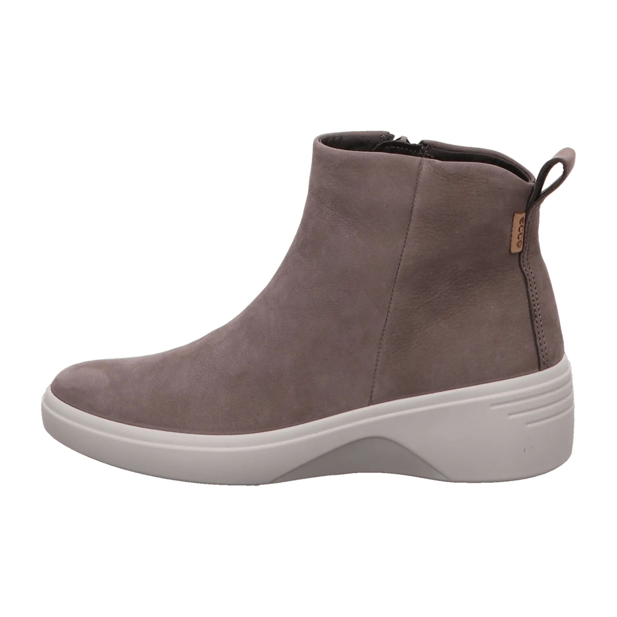 Ecco Women's Comfortable Gray Ankle Boots - Stylish & Durable