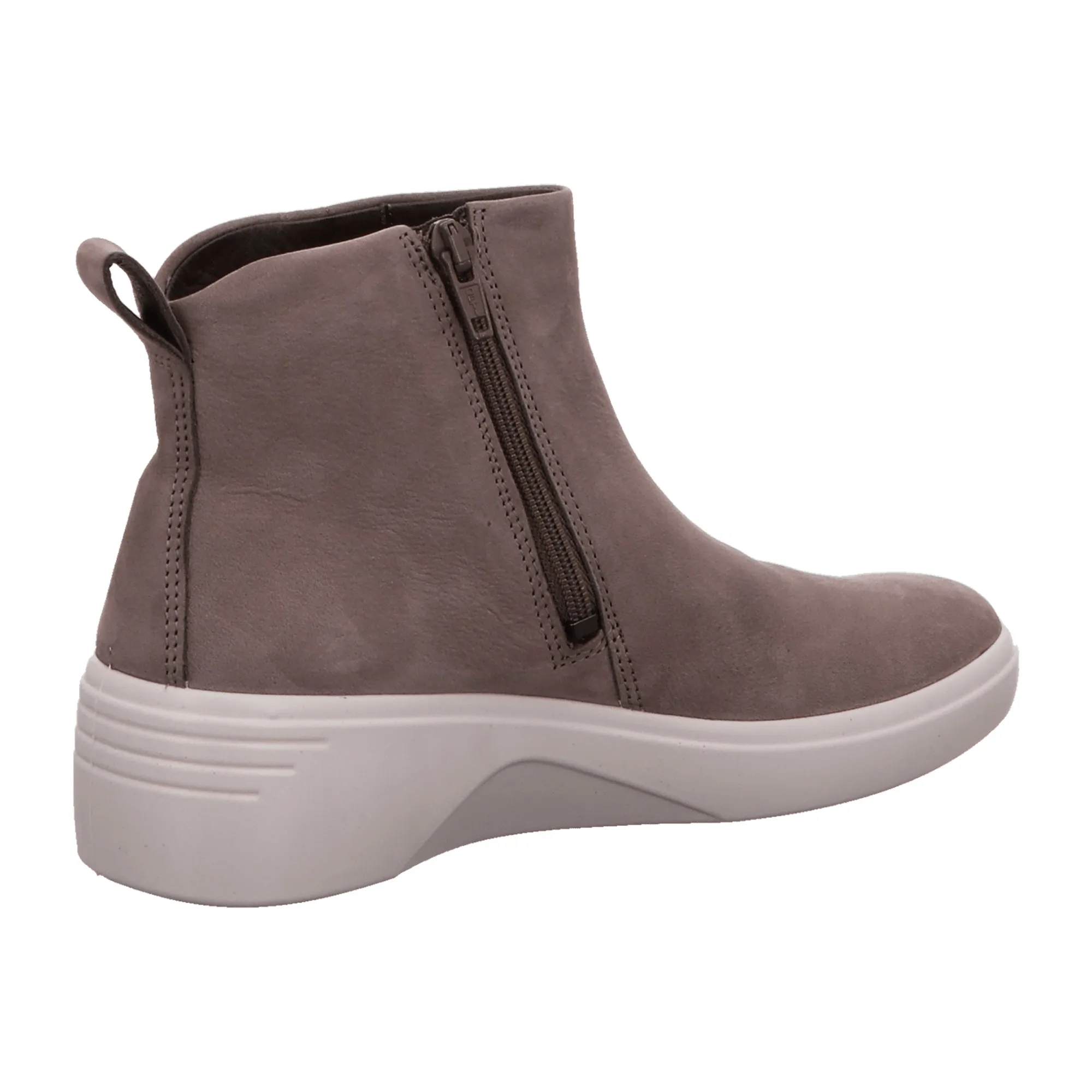 Ecco Women's Comfortable Gray Ankle Boots - Stylish & Durable