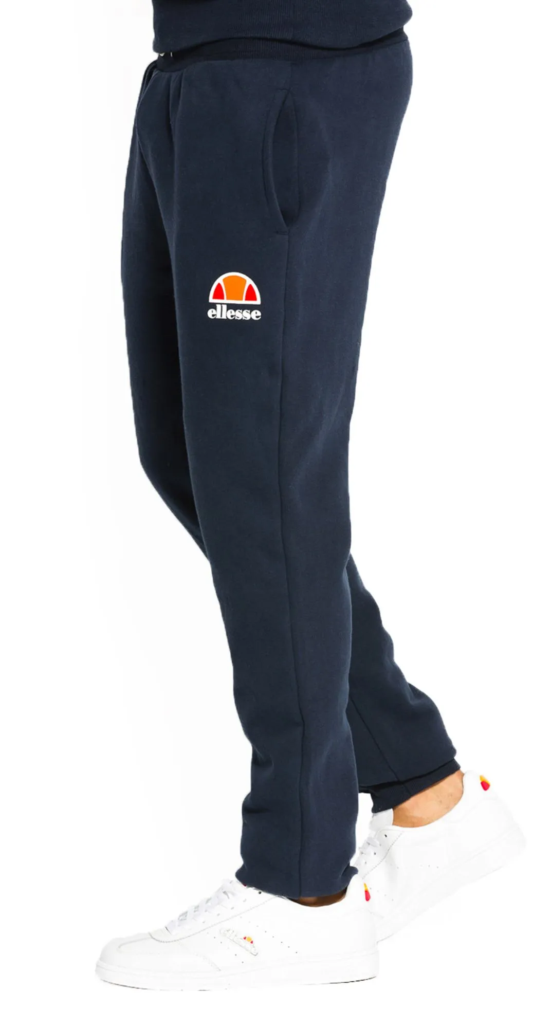 Ellesse Ovest Logo Jogging Bottoms Dress Blues