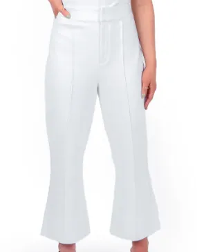 Emily McCarthy Saylor Pant in White Ponte