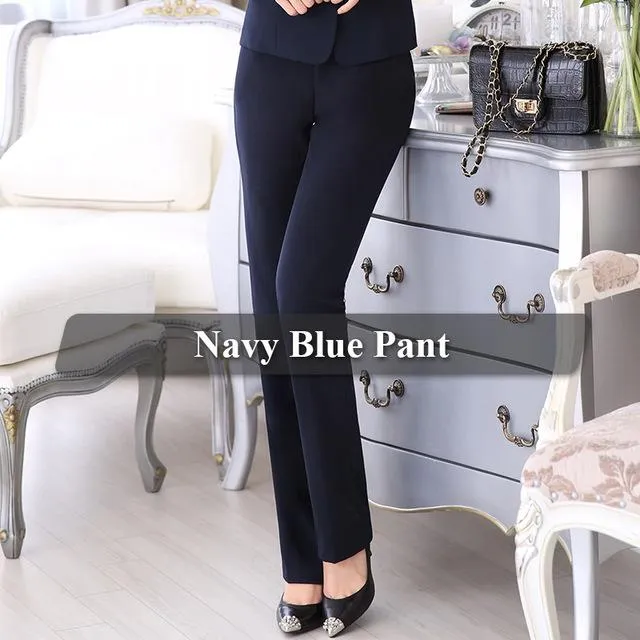 Full Length Professional Business Formal Work Wear Slim Pants for Women