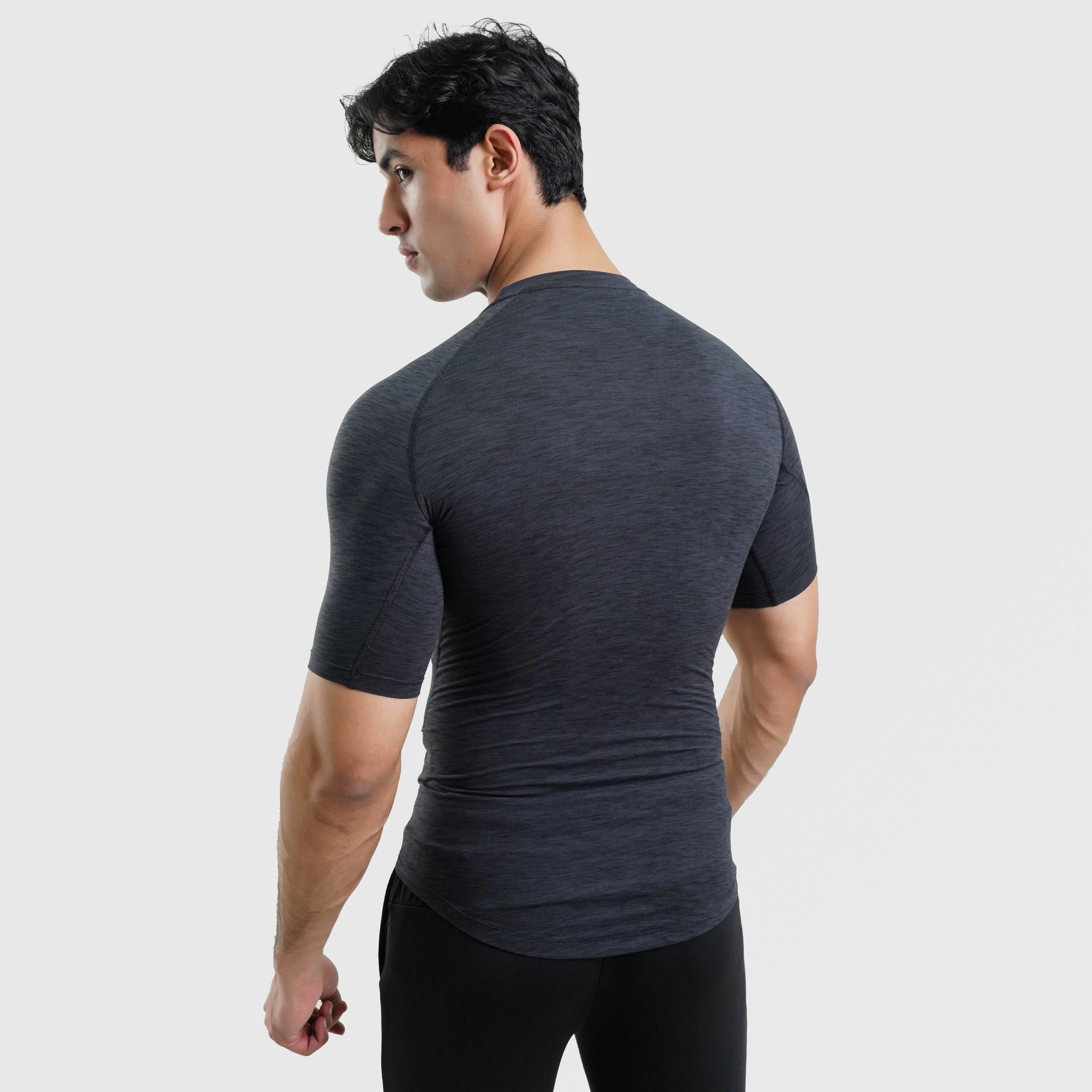 GA Compression Short Sleeves (Charcoal)