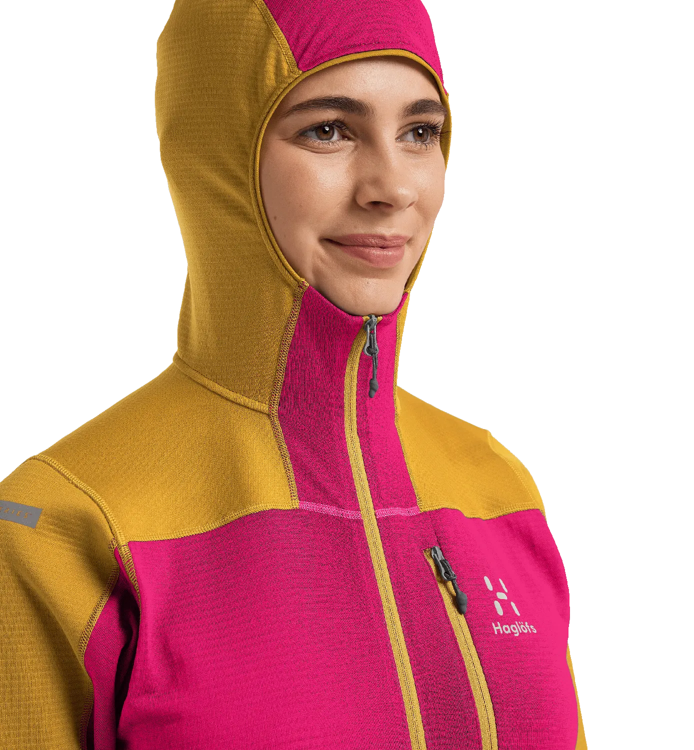 Haglöfs Women's L.I.M Mid Fast Hood Autumn Leaves/Ultra Pink | Buy Haglöfs Women's L.I.M Mid Fast Hood Autumn Leaves/U