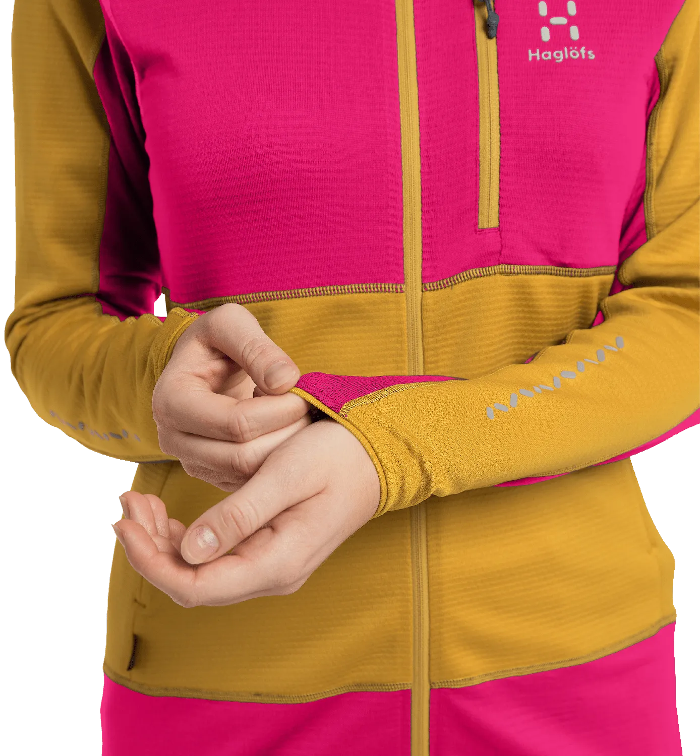 Haglöfs Women's L.I.M Mid Fast Hood Autumn Leaves/Ultra Pink | Buy Haglöfs Women's L.I.M Mid Fast Hood Autumn Leaves/U