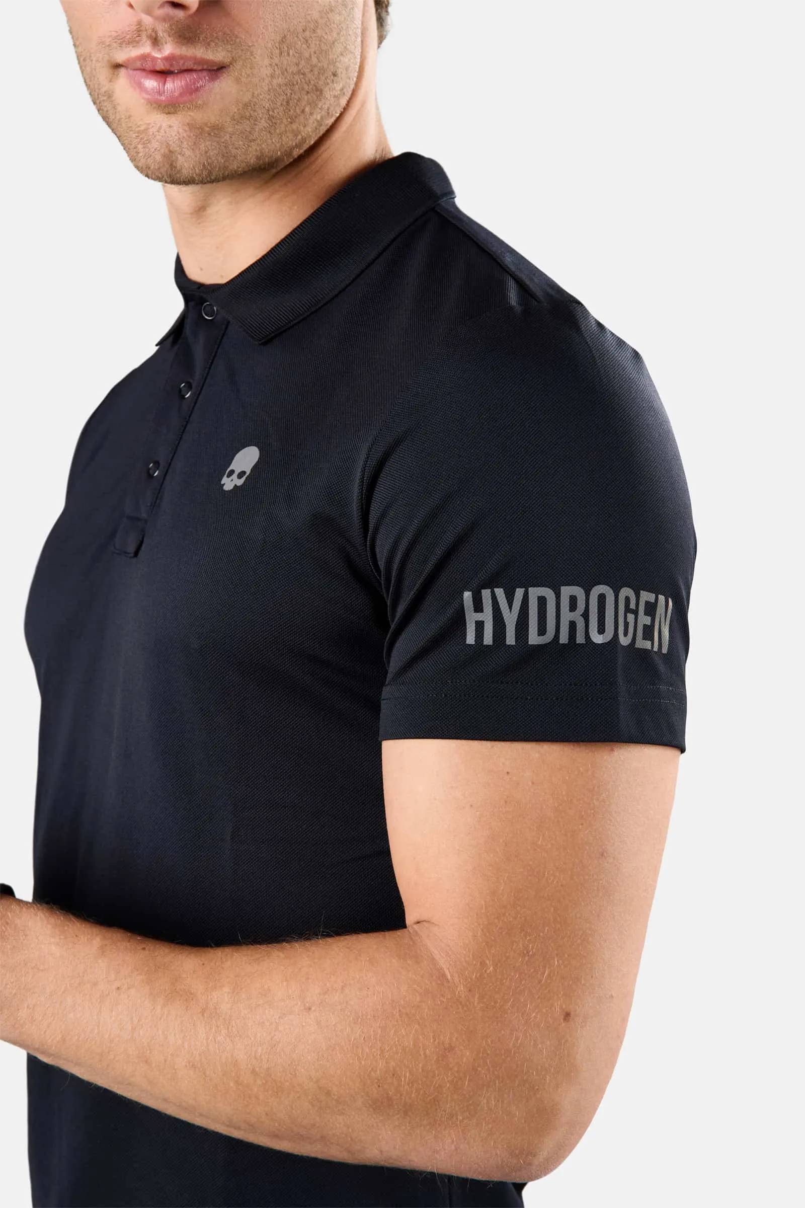 Hydrogen  |Unisex Street Style Knitted Polo Shirts T-Shirts