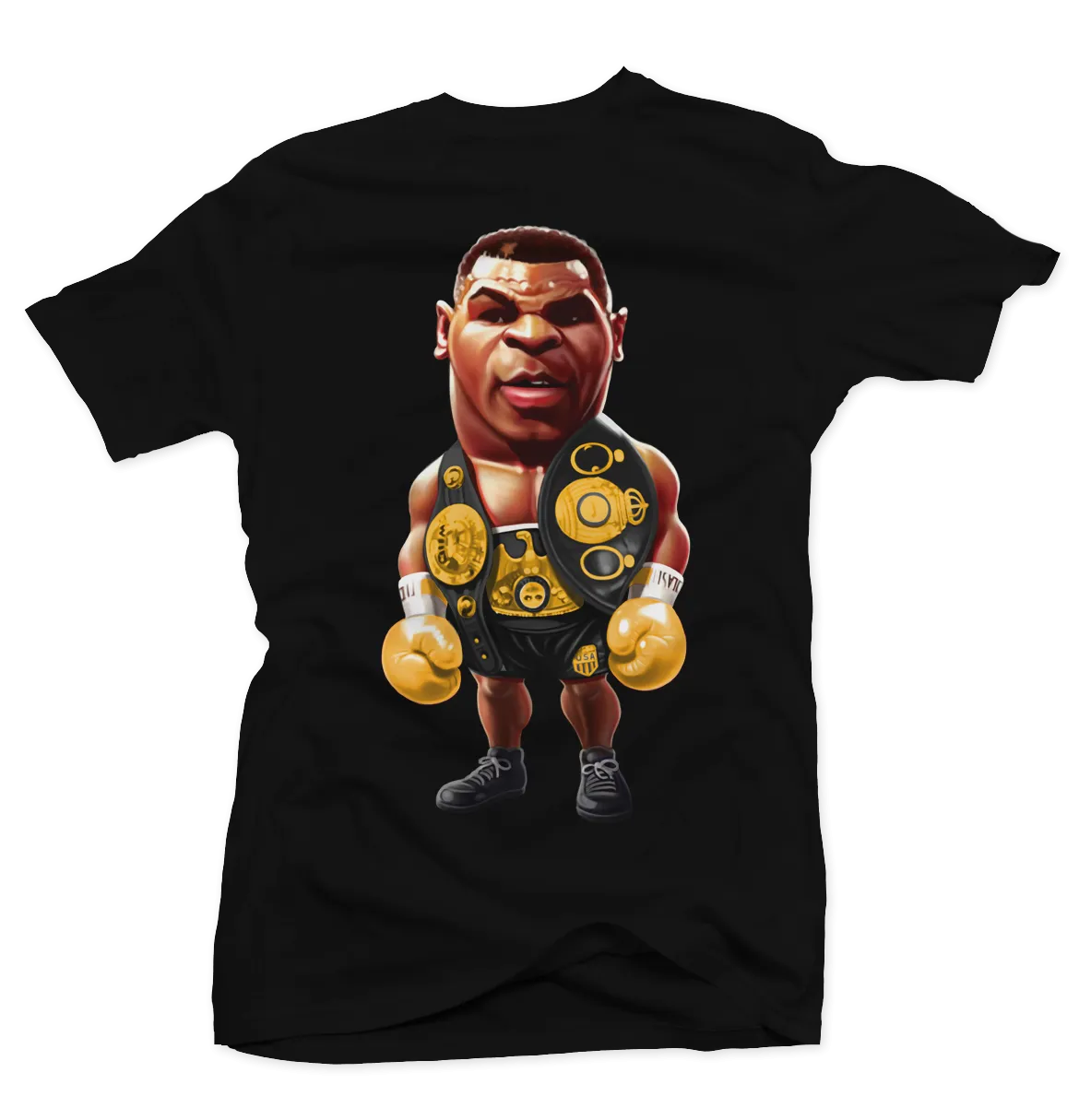 Iron Mike Black Charcoal 9s Tee