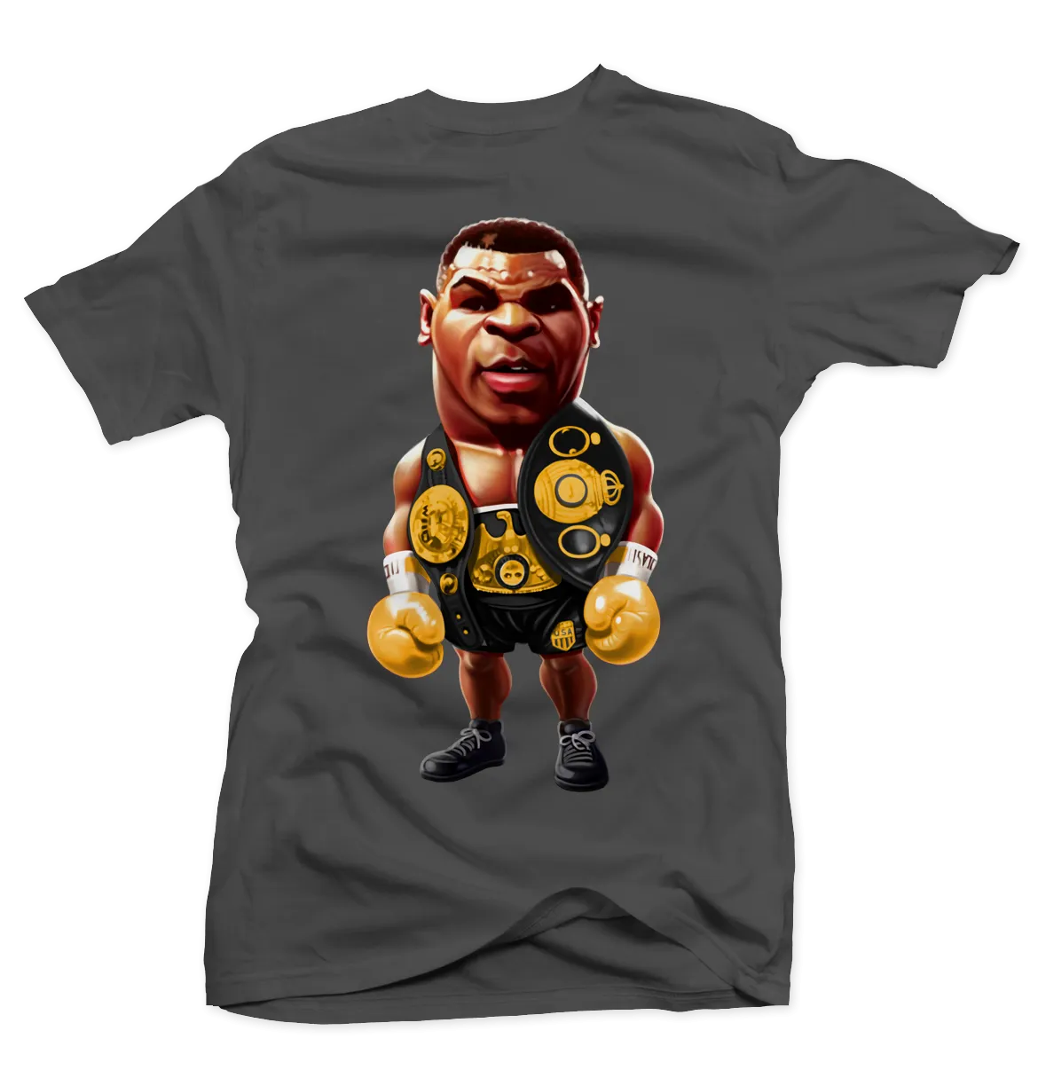 Iron Mike Charcoal 9s Grey Tee