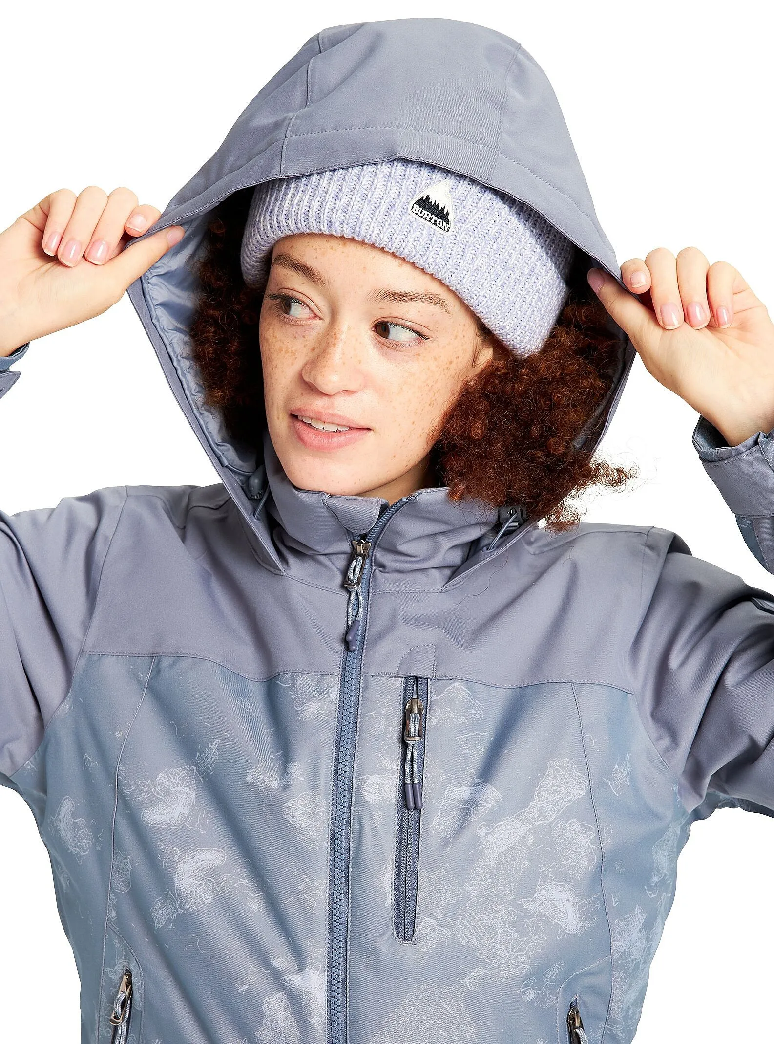 jacket Burton Lelah - Folkstone Gray/Crystalline - women´s