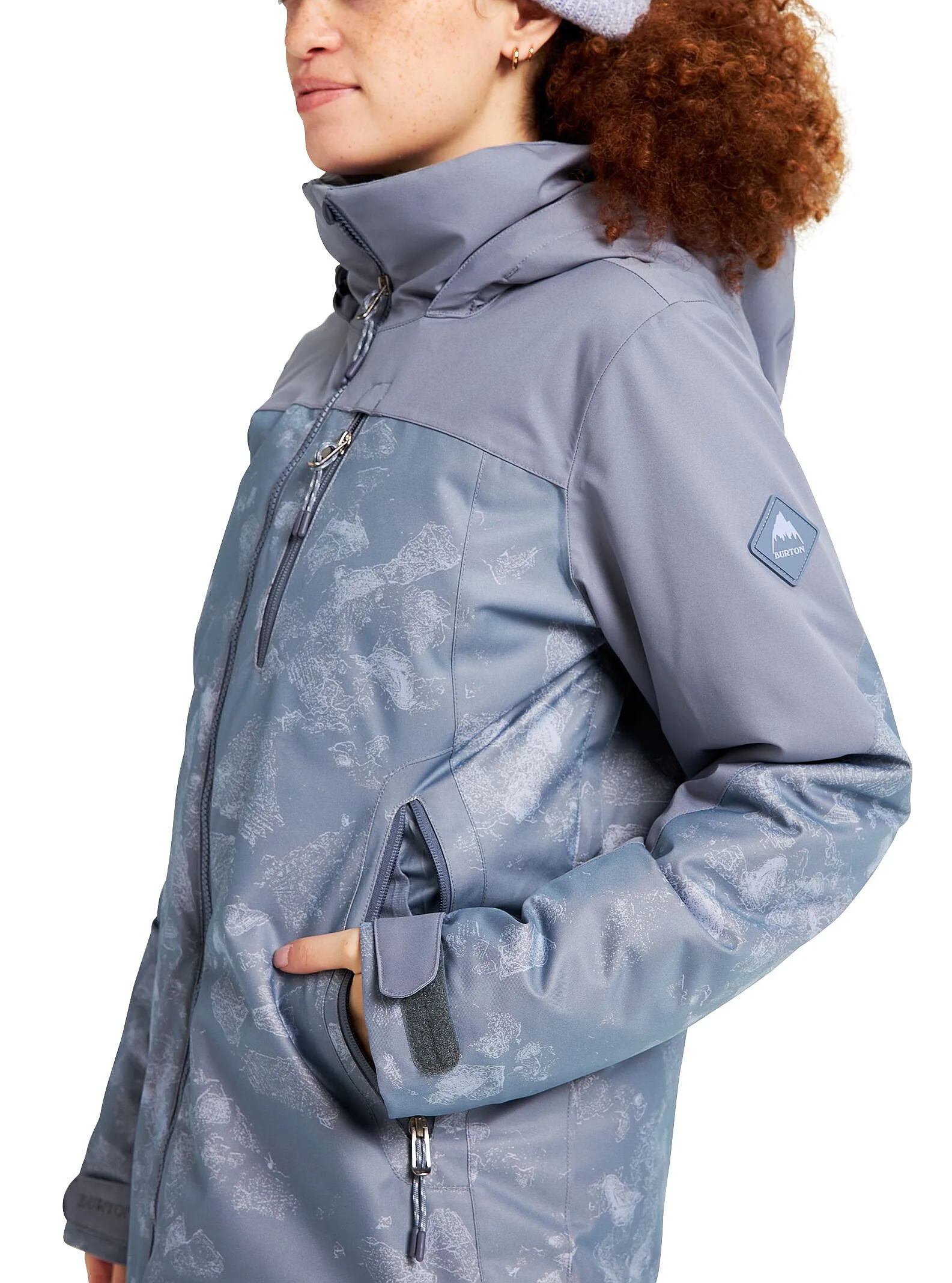 jacket Burton Lelah - Folkstone Gray/Crystalline - women´s