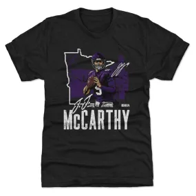 J.J. McCarthy 500 Level Charcoal Premium Name Tee