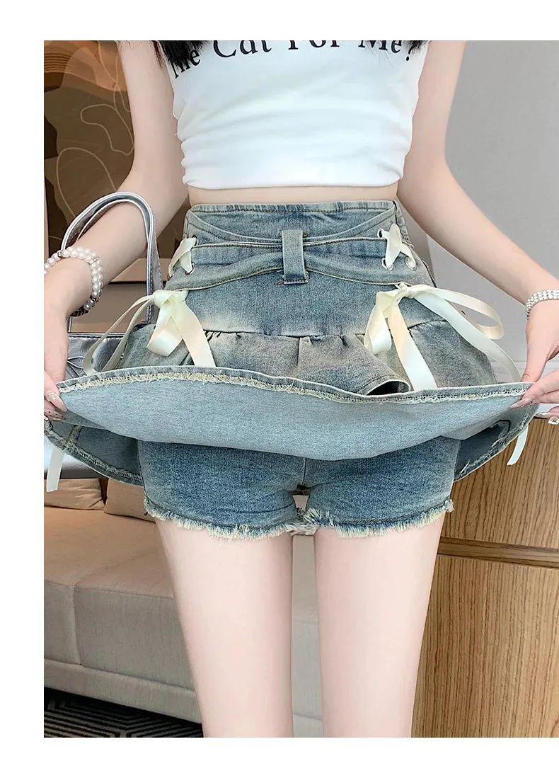 Kawaii Princess Mini Skirt with Build-in Shorts