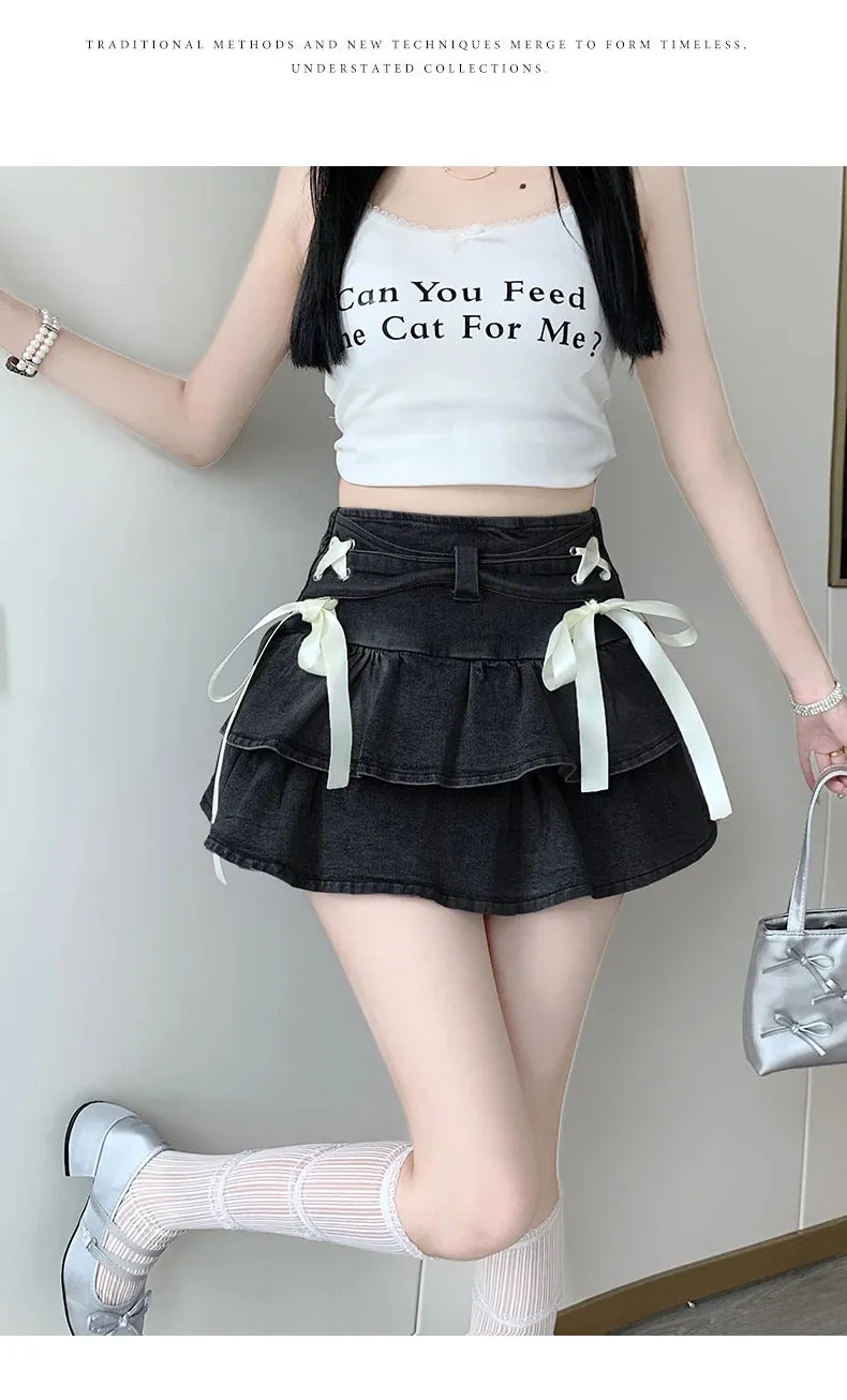 Kawaii Princess Mini Skirt with Build-in Shorts