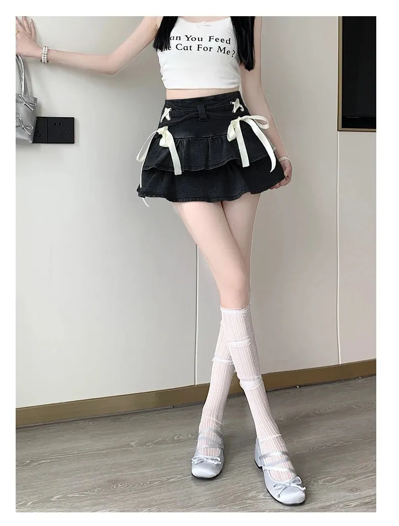 Kawaii Princess Mini Skirt with Build-in Shorts