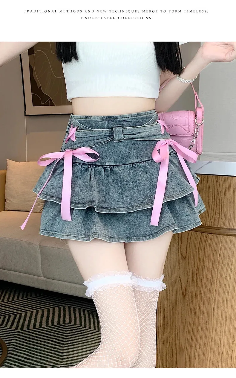 Kawaii Princess Mini Skirt with Build-in Shorts