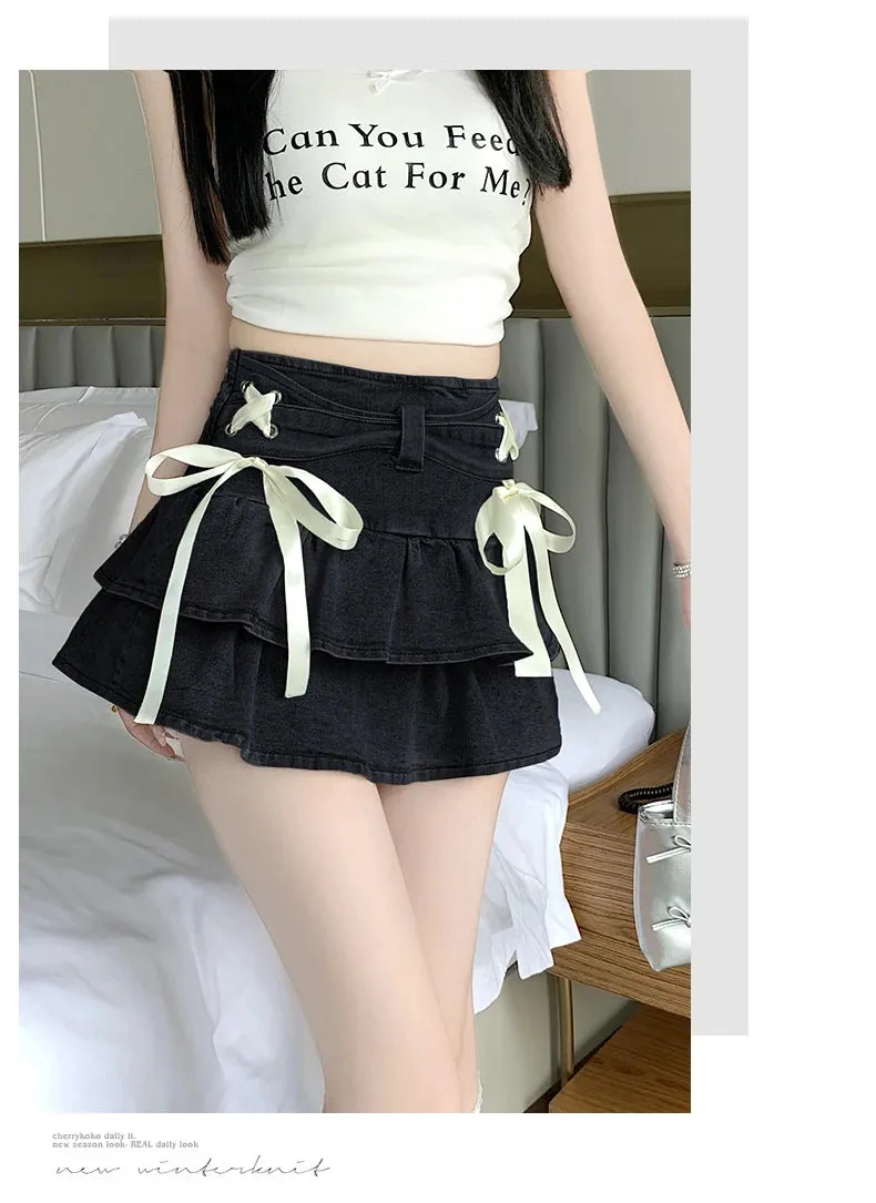 Kawaii Princess Mini Skirt with Build-in Shorts