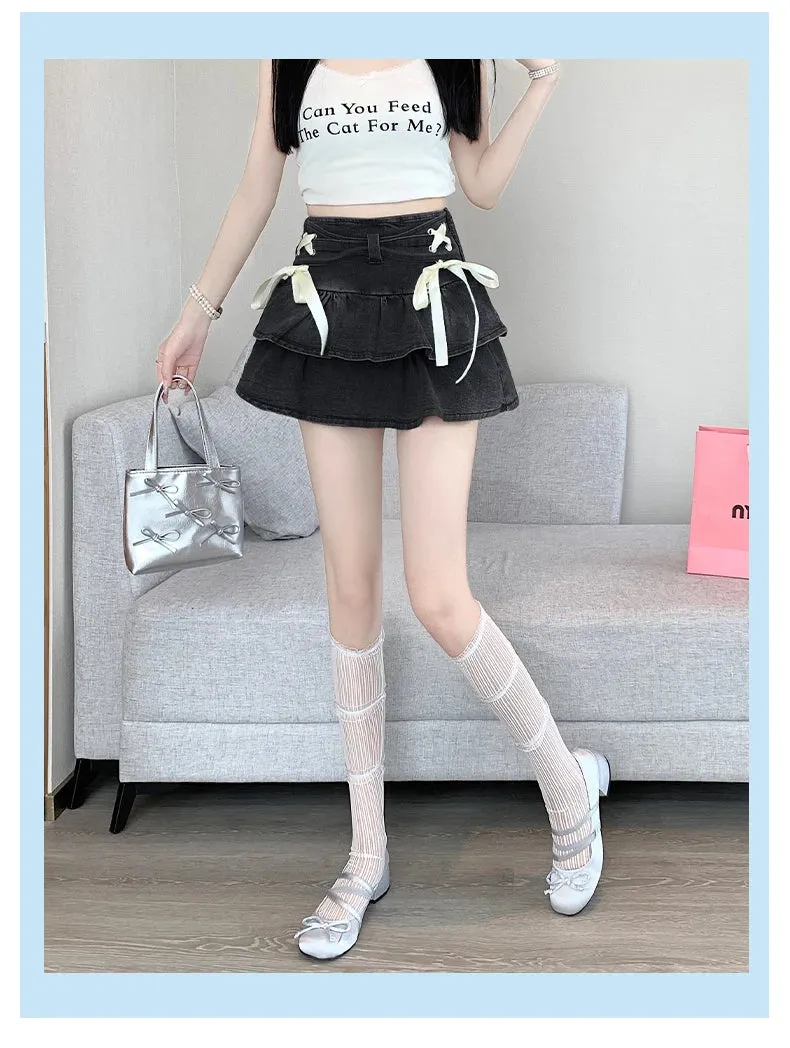 Kawaii Princess Mini Skirt with Build-in Shorts